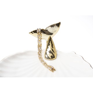 Złota bransoletka z cyrkoniami – elegancki wzór 35925