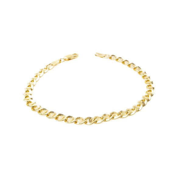 Złota bransoletka splot Gucci- Marynistyczny 235024