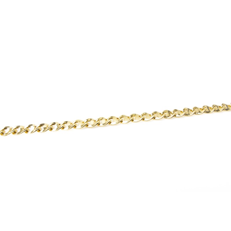 Złota bransoletka splot Gucci- Marynistyczny 235024