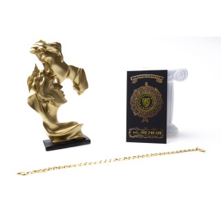 Złota bransoletka splot Gucci- Marynistyczny 235024