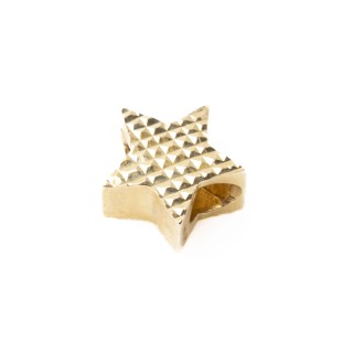 Złota zawieszka charms gwiazda diamentowana S212318