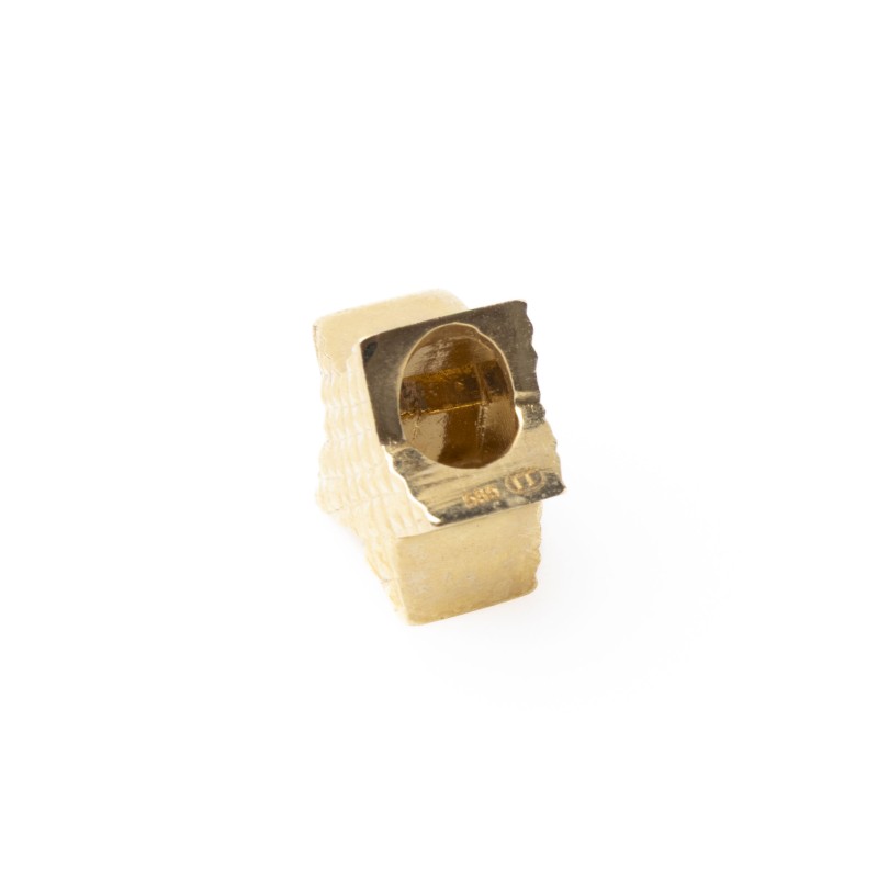 Złota zawieszka charms gwiazda diamentowana S212318
