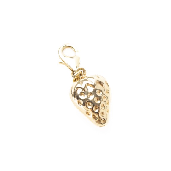 Złota zawieszka Charms truskawka 255523 2