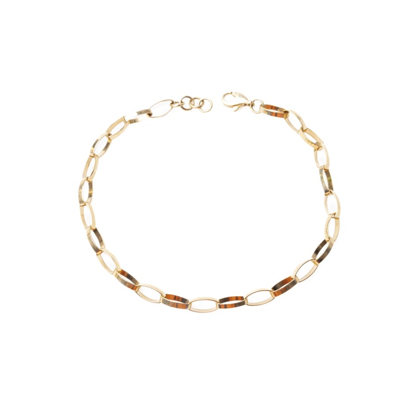 Złota bransoletka klasyczna elegancja 237224