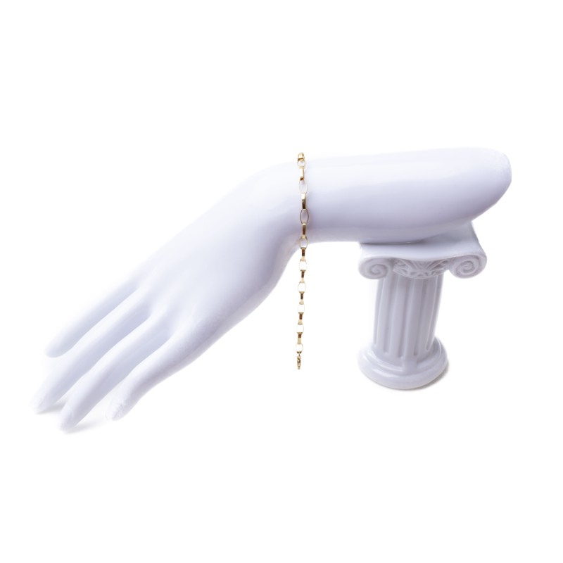 Złota bransoletka klasyczna elegancja 237224