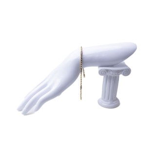 Złota bransoletka kordel z cyrkoniami – elegancka i efektowna 266024