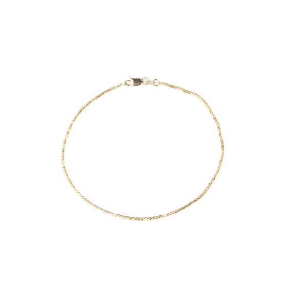 Złota bransoletka splot Lisi Ogon 179825 2